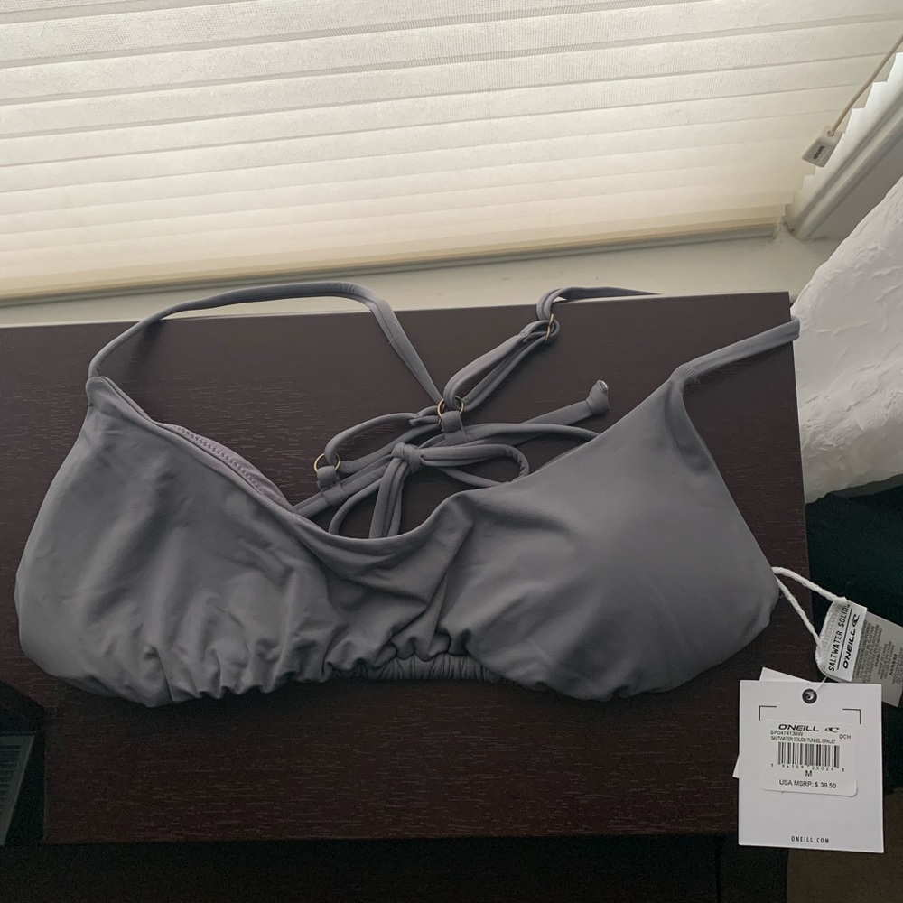 O’Neill Tube Biniki Top in Grey